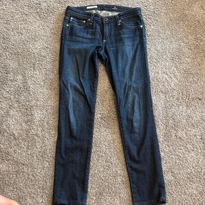 AG Adriano Goldschmied Dark Blue Skinny Jeans